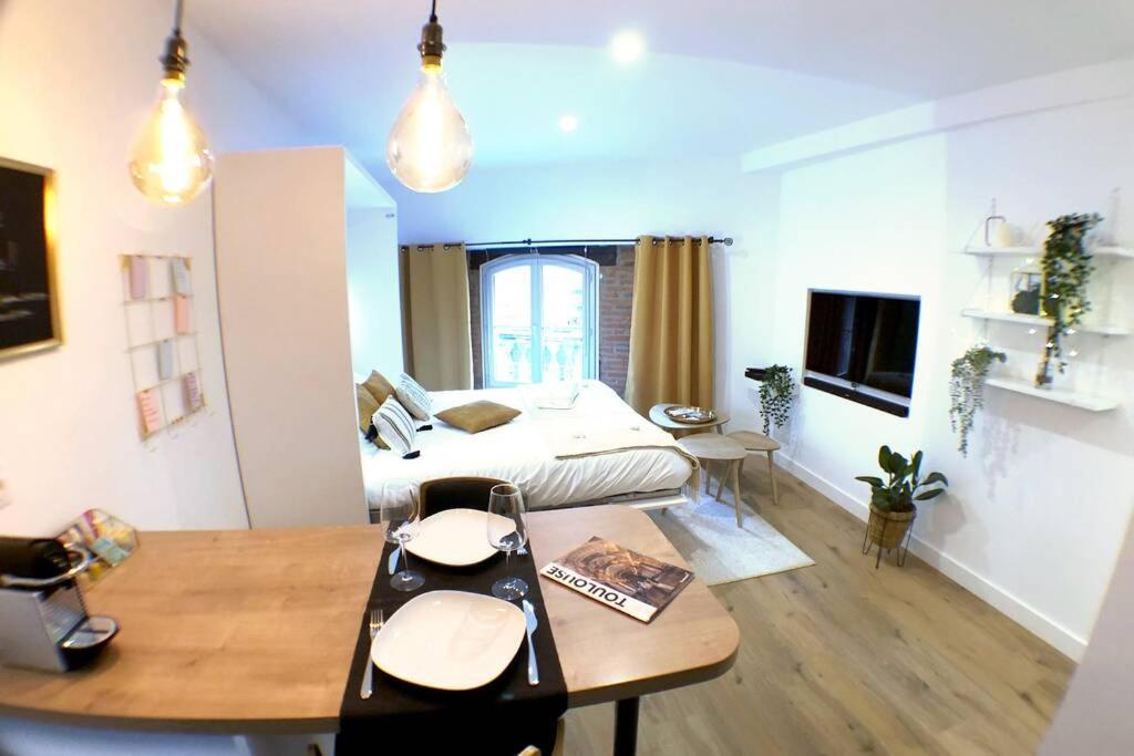 Le Floral - Hypercentre Capitole # Parking privé # Queen size Toulouse Exterior foto